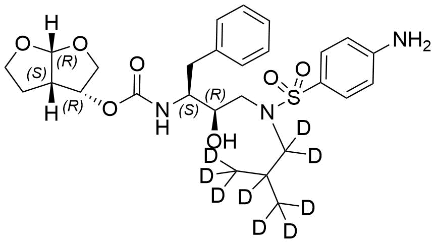 Darunavir-d9 Structure