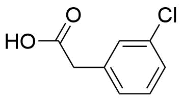 2-(3-Chlorophenyl)Acetic Acid Structure