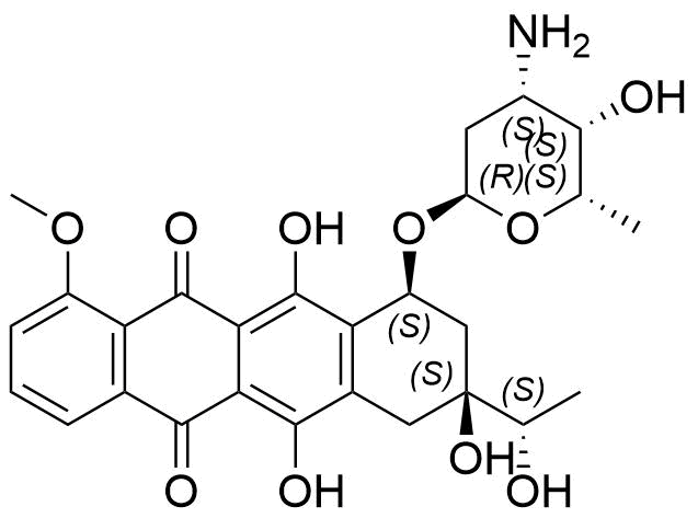 Daunorubicinol Structure