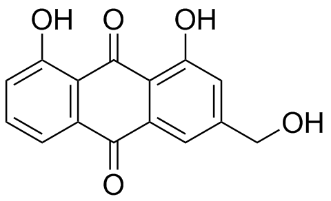 Diacerein EP Impurity B Structure