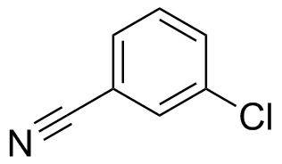 3-Chlorobenzonitrile Structure