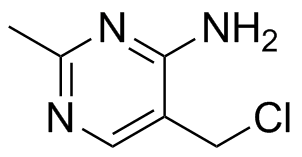 5-(Chloromethyl)-2-Methylpyrimidin-4-Amine Structure