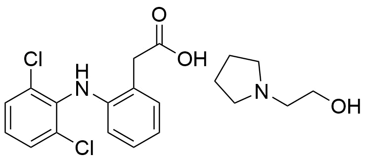 Diclofenac Epolamine Structure