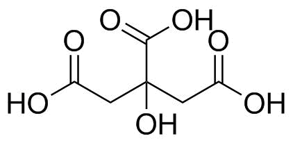 Citric Acid Structure