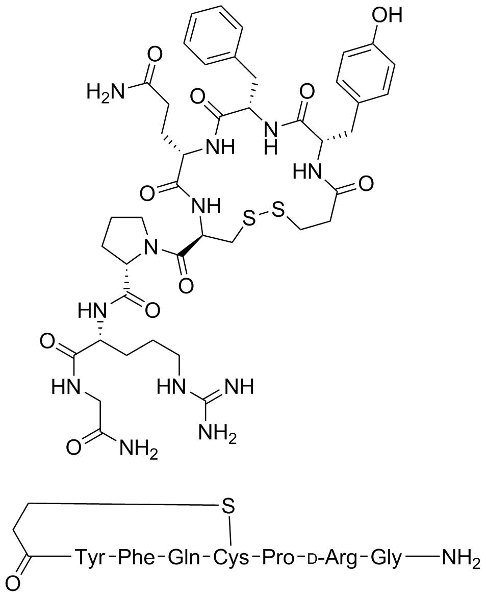 Desmopressin Impurity 7 Structure