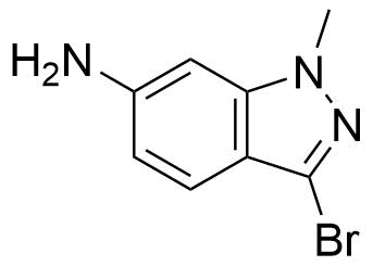 3-Bromo-1-methyl-1H-indazol-6-amine Structure