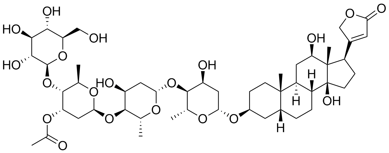 Digoxin EP Impurity H Structure