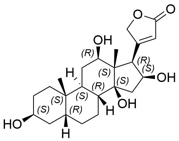 Digoxin Impurity 13 (Diginatigenin) Structure