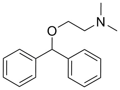 Diphenhydramine Structure