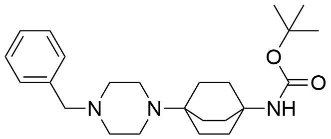 tert-butyl (4-(4-benzylpiperazin-1-yl)bicyclo[2.2.2]octan-1-yl)carbamate Structure