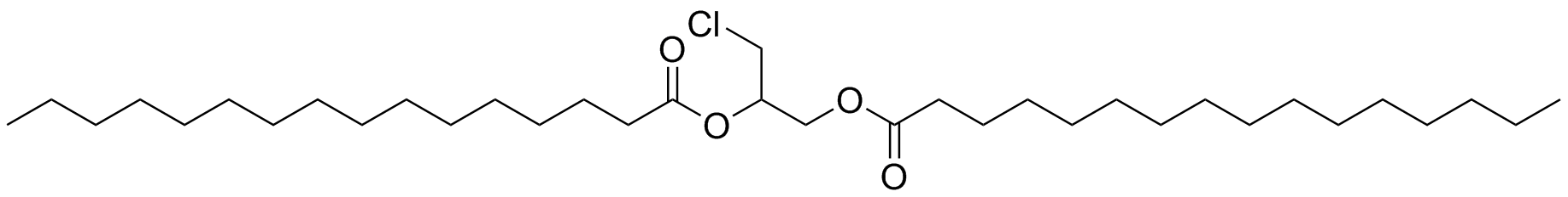 3-Chloropropane-1,2-Diyl Dipalmitate Structure