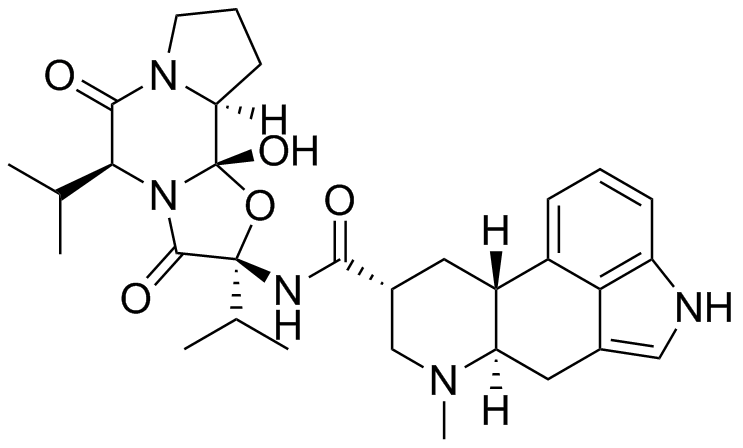 Dihydroergocristine Mesilate EP Impurity F Structure