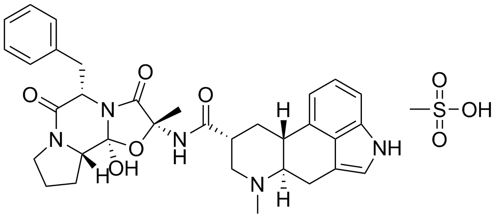 Dihydroergotamine Mesilate Structure