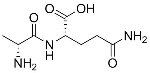H-D-Ala-Gln-Oh Structure