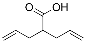Diallylacetic Acid Structure