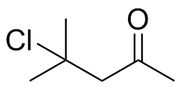 4-Chloro-4-Methylpentan-2-One Structure