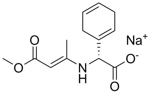 Sodium (R,E)-2-(Cyclohexa-1,4-Dien-1-Yl)-2-((4-Methoxy-4-Oxobut-2-En-2-Yl)Amino)Acetate Structure