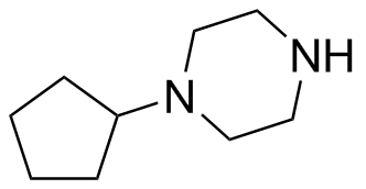 1-Cyclopentylpiperazine Structure