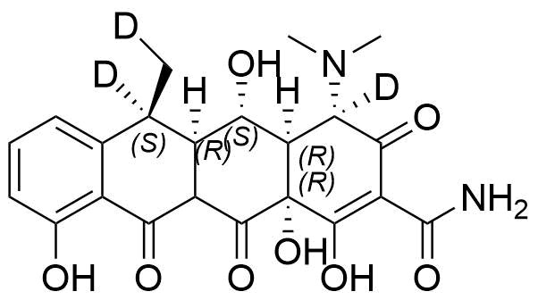 Doxycycline Hyclate-d3 Structure