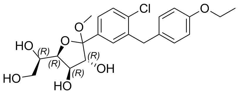 Dapagliflozin Impurity 150 Structure