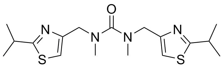 1,3-Bis((2-Isopropylthiazol-4-Yl)Methyl)-1,3-Dimethylurea Structure