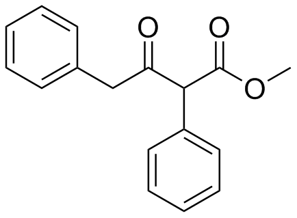 Methyl 3-Oxo-2,4-Diphenylbutanoate Structure