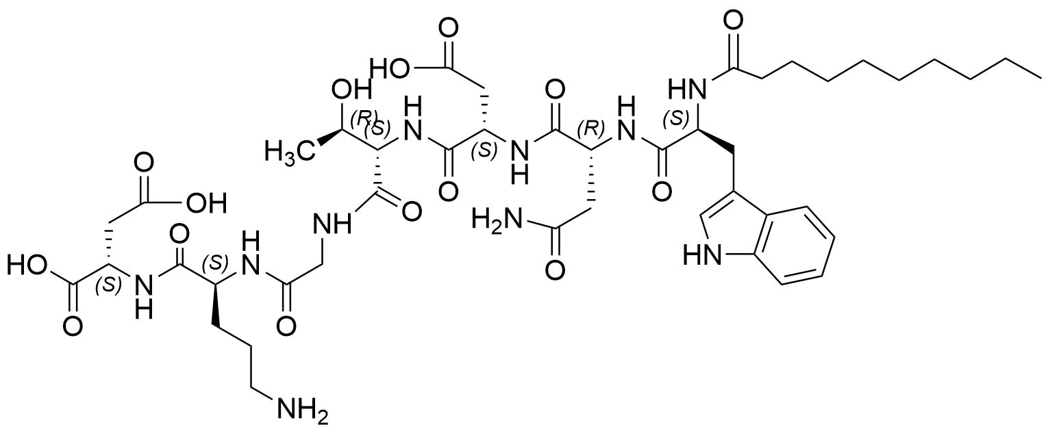 Daptomycin Impurity 30 Structure