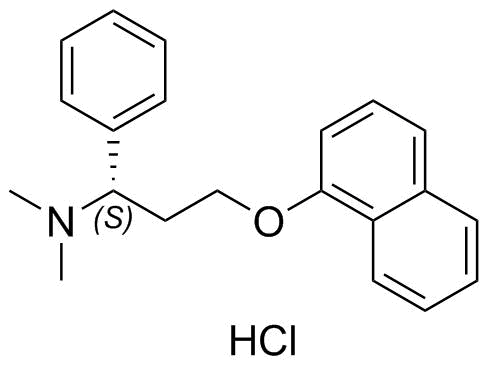 Dapoxetine Hydrochloride Structure