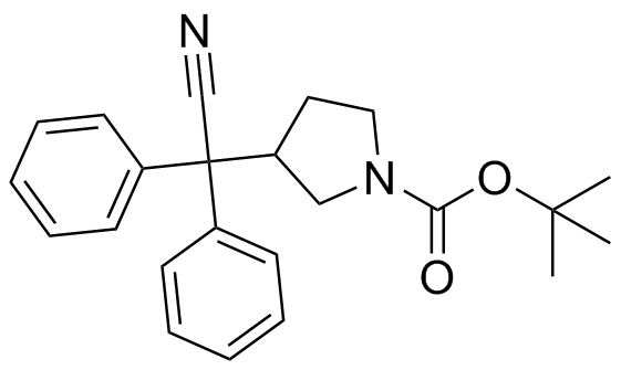 Darifenacin Cyano Impurity Structure