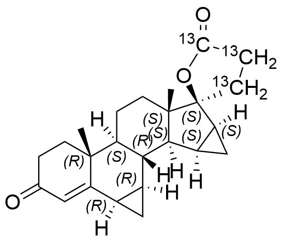 Drospirenone-13C3 Structure