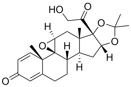 Desonide 9,11-Epoxide Structure