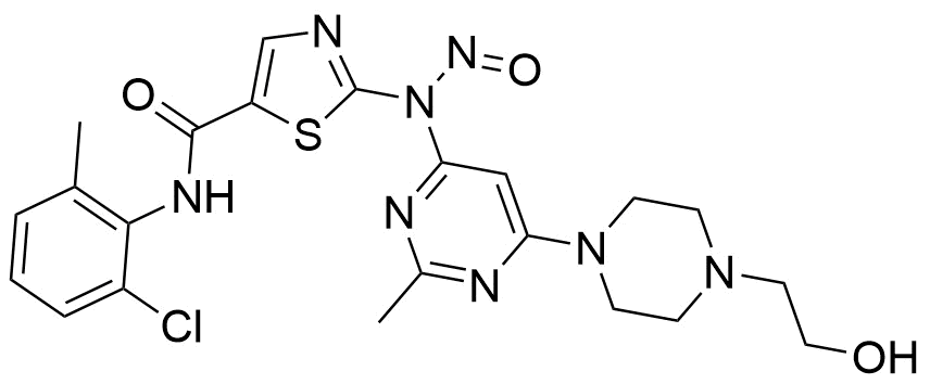 N-nitroso Dasatinib Structure