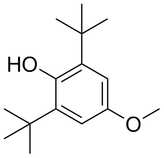 2,6-Di-Tert-Butyl-4-Methoxyphenol Structure