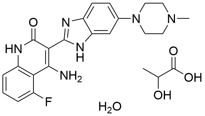 Dovitinib Structure