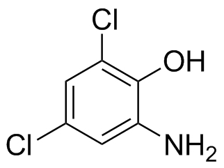 2-Amino-4,6-Dichlorophenol Structure