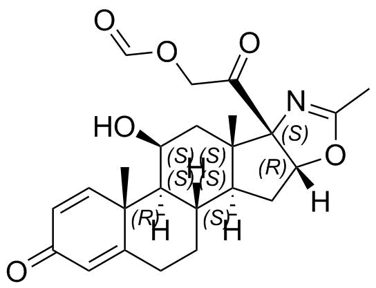 Deflazacort 21-Formyloxy Analog Structure