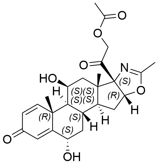 Deflazacort Impurity 9 Structure