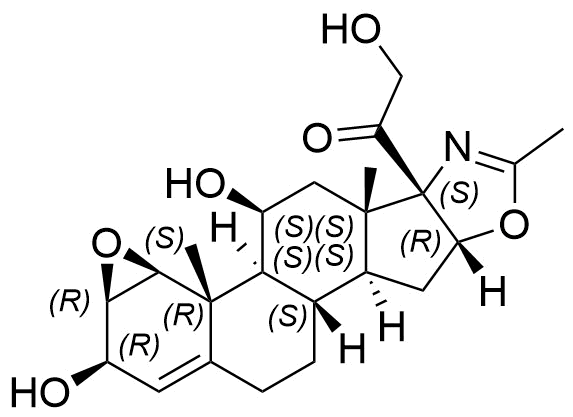 Deflazacort Impurity 14 Structure