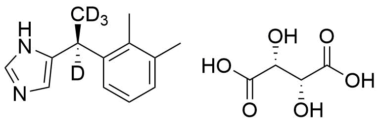Dexmedetomidine-D4 L-Tartrate Structure