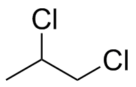 1,2-Dichloropropane Structure