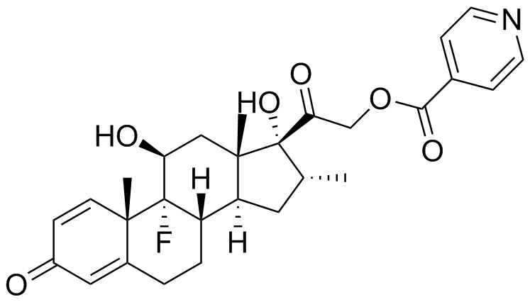 Dexamethasone Isonicotinate Structure