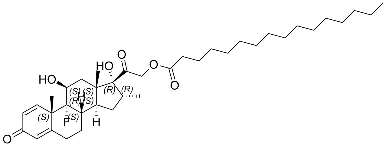 Dexamethasone Palmitate Structure