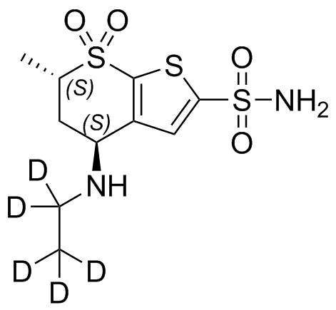 Dorzolamide-D5 Structure