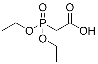 2-(Diethoxyphosphoryl)Acetic Acid Structure