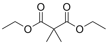 Diethyl 2,2-Dimethylmalonate Structure