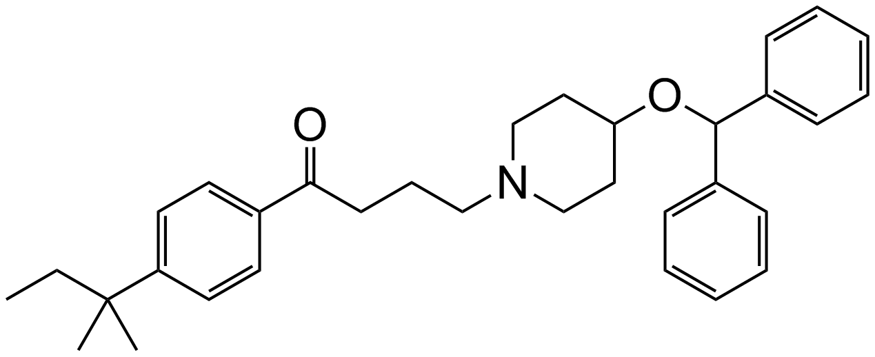 Ebastine EP Impurity E Structure
