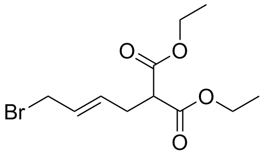 (E)-Diethyl 2-(4-Bromobut-2-En-1-Yl)Malonate Structure