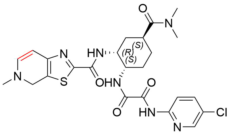 Edoxaban Impurity 155 Structure