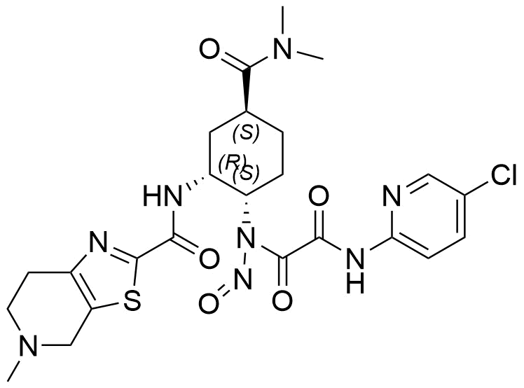 Edoxaban Nitroso Impurity 165 Structure