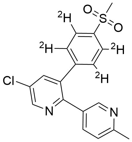 Etoricoxib D4 Structure